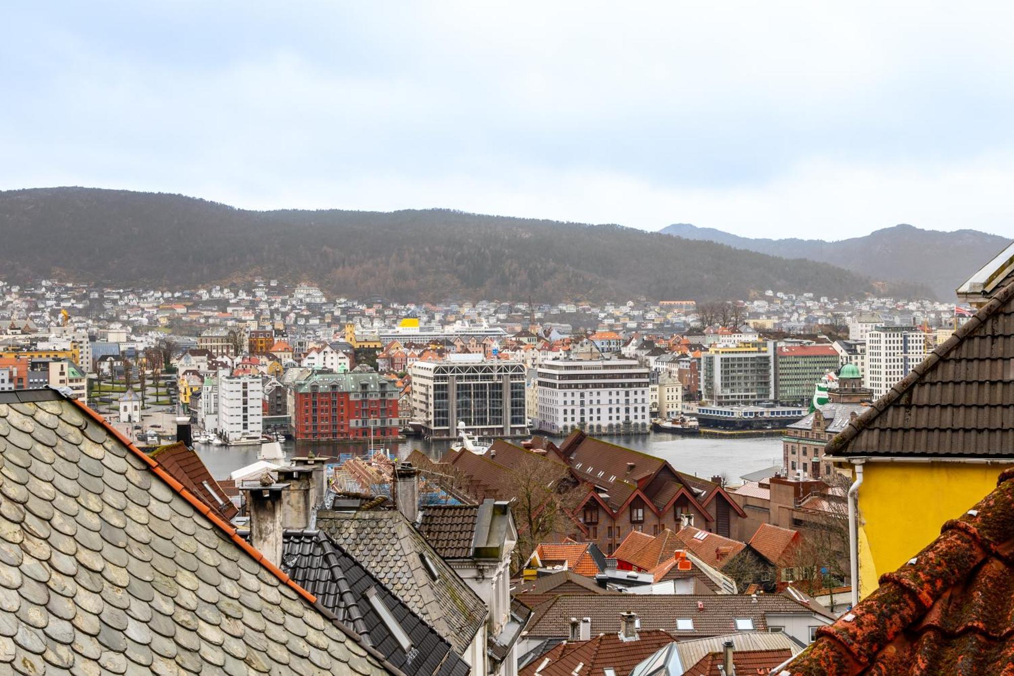 Dinbnb Apartments I 350M To Bryggen I Renovated 2023 I Quiet Top Apart 卑爾根 外观 照片